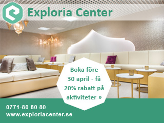 Se erbjudande frn Exploria Center
